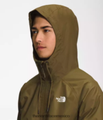 The North Face ropa NFHLJL1197 oliva militar hombres sudadera con capucha anora lluvia - Image 4