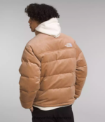 The North Face ropa NFHLJL1203 mantequilla de almendras/tnf negra hombres 92 chaqueta nuptse reversible - Image 3