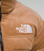 The North Face ropa NFHLJL1203 mantequilla de almendras/tnf negra hombres 92 chaqueta nuptse reversible - Image 4