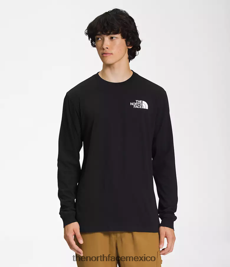 The North Face ropa NFHLJL1206 tnf negro/tnf blanco hombres camiseta de manga larga con caja nse - Image 2