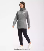 The North Face ropa NFHLJL1227 tnf gris medio jaspeado mujer chaqueta impermeable City Breeze - Image 3