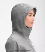 The North Face ropa NFHLJL1227 tnf gris medio jaspeado mujer chaqueta impermeable City Breeze - Image 5