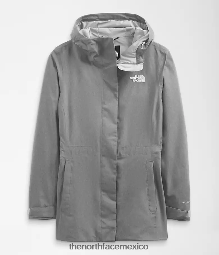 The North Face ropa NFHLJL1227 tnf gris medio jaspeado mujer chaqueta impermeable City Breeze - Image 7