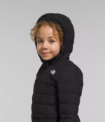 The North Face ropa NFHLJL1238 negro niños chamarra reversible con capucha y termobola - Image 4