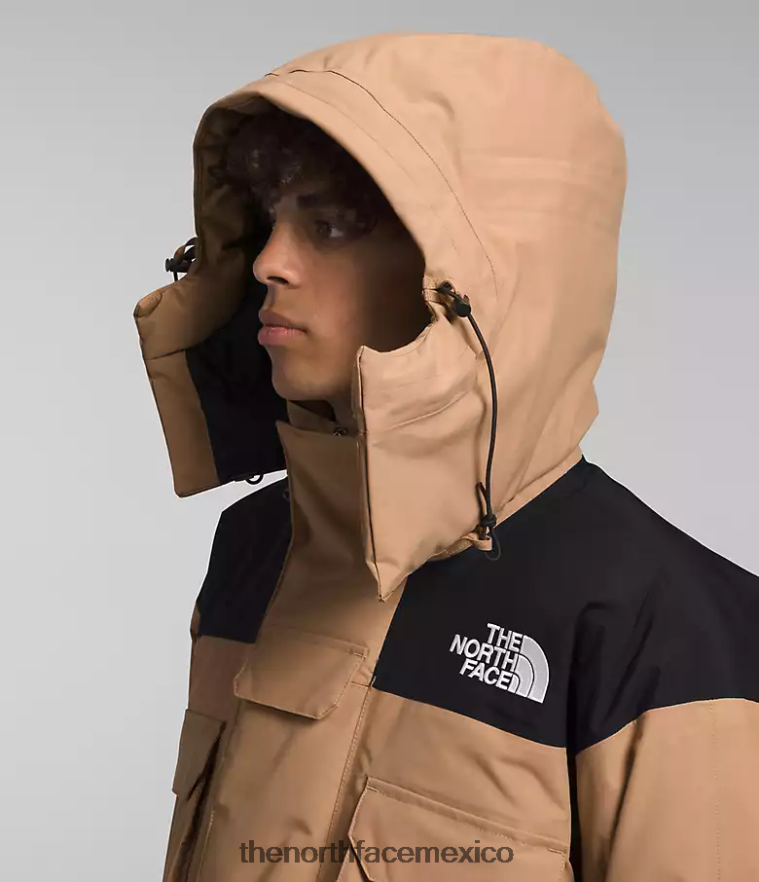 The North Face ropa NFHLJL1242 mantequilla de almendras/tnf negra hombres parka con aislamiento coldworks - Image 5