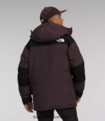 The North Face ropa NFHLJL1244 marrón carbón/negro tnf hombres parka con aislamiento coldworks - Image 2