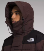 The North Face ropa NFHLJL1244 marrón carbón/negro tnf hombres parka con aislamiento coldworks - Image 5