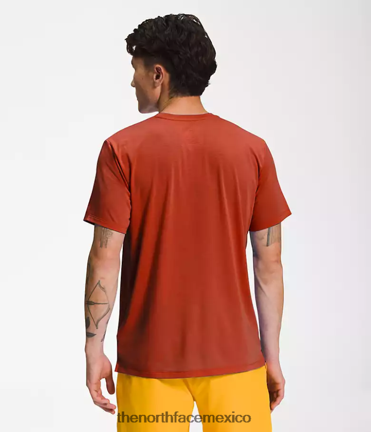 The North Face ropa NFHLJL1257 bronce oxidado hombres deambular de manga corta - Image 2