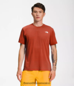 The North Face ropa NFHLJL1257 bronce oxidado hombres deambular de manga corta