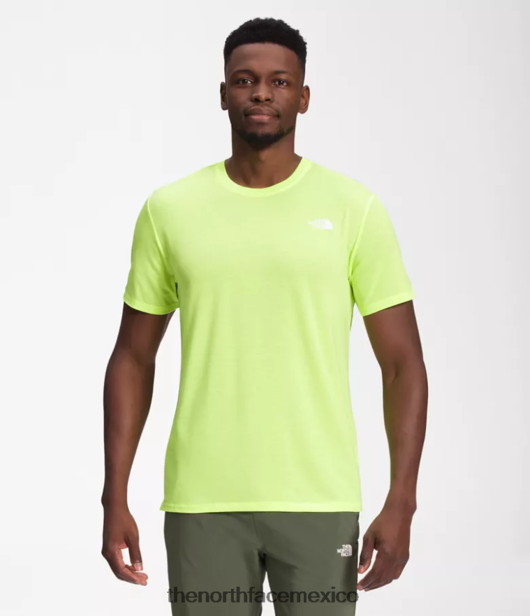 The North Face ropa NFHLJL1258 led amarillo hombres deambular de manga corta - Image 1