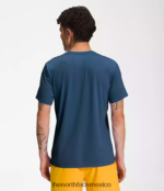 The North Face ropa NFHLJL1262 azul sombreado hombres deambular de manga corta - Image 2