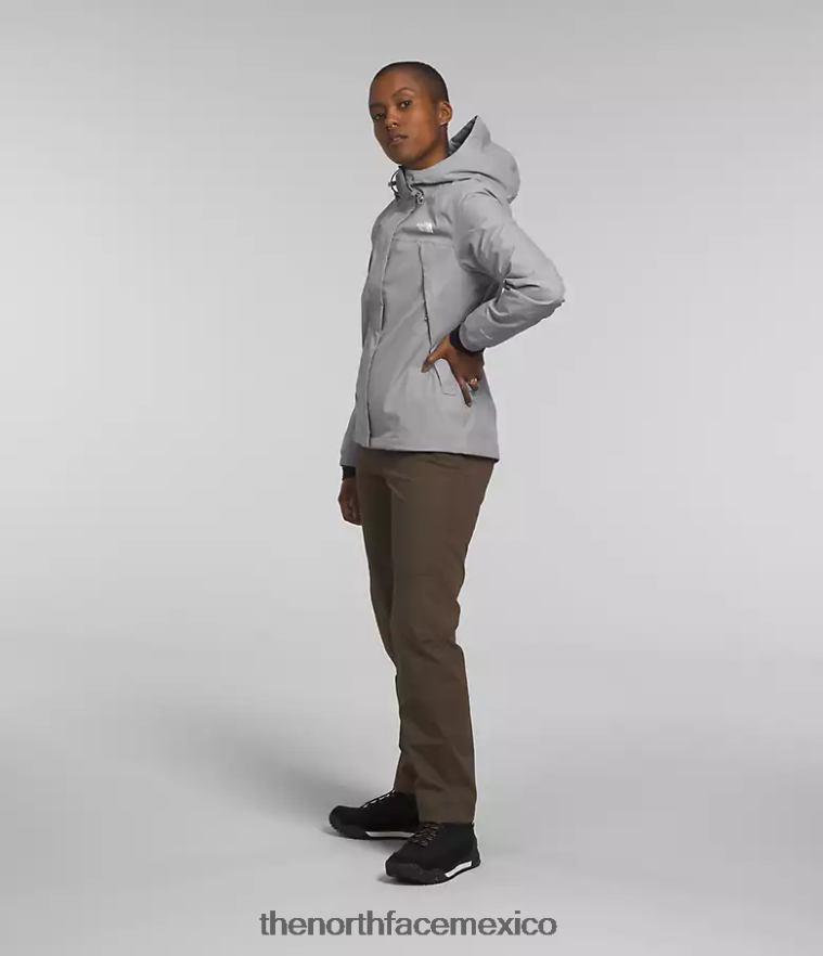 The North Face ropa NFHLJL1274 fusionar gris mujer chaqueta anora - Image 3