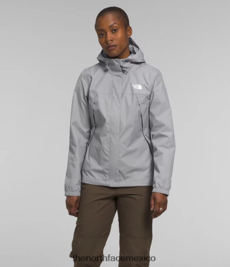 The North Face ropa NFHLJL1274 fusionar gris mujer chaqueta anora - Image 1