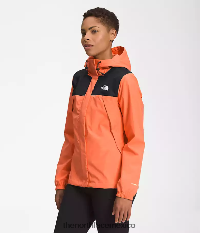 The North Face ropa NFHLJL1281 tnf negro/naranja coral polvoriento mujer chaqueta anora - Image 3