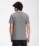 The North Face ropa NFHLJL1300 tnf gris medio jaspeado/tnf blanco hombres camiseta de manga corta con media cúpula - Image 2