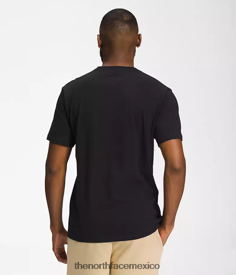 The North Face ropa NFHLJL1305 tnf negro/tnf blanco hombres camiseta de manga corta con media cúpula - Image 2