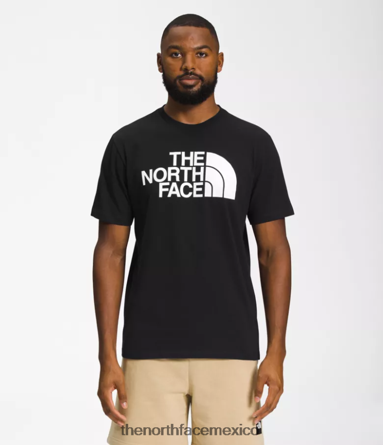 The North Face ropa NFHLJL1305 tnf negro/tnf blanco hombres camiseta de manga corta con media cúpula - Image 1