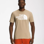 The North Face ropa NFHLJL1306 caqui piedra/tnf blanco hombres camiseta de manga corta con media cúpula