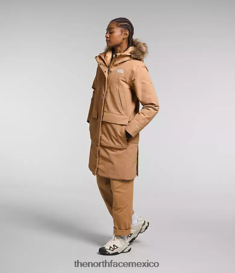 The North Face ropa NFHLJL1313 mantequilla de almendras mujer parka ártica premium - Image 4