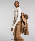 The North Face ropa NFHLJL1313 mantequilla de almendras mujer parka ártica premium - Image 9