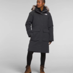 The North Face ropa NFHLJL1314 gris asfalto mujer parka ártica premium