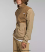 The North Face ropa NFHLJL13 caqui piedra/marrón utilitario hombres chaqueta alpina polartec 100 - Image 3