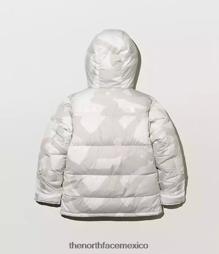 The North Face ropa NFHLJL143 Impresión de himno marfil claro de luna de kw hombres parka himalaya tnf x kaws retro 1994 - Image 2