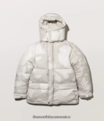 The North Face ropa NFHLJL143 Impresión de himno marfil claro de luna de kw hombres parka himalaya tnf x kaws retro 1994