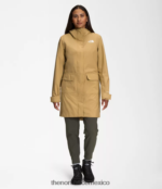 The North Face ropa NFHLJL154 bronceado antílope mujer Parka Lluvia City Breeze II