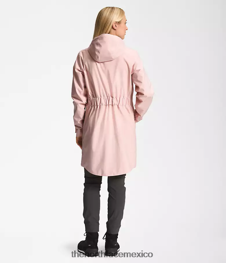 The North Face ropa NFHLJL155 musgo rosa mujer Parka Lluvia City Breeze II - Image 2