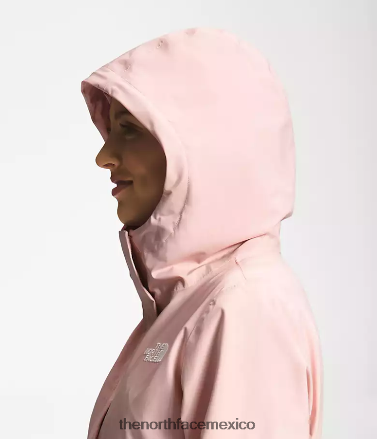 The North Face ropa NFHLJL155 musgo rosa mujer Parka Lluvia City Breeze II - Image 4