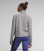 The North Face ropa NFHLJL160 tnf gris medio jaspeado mujer Alpine Polartec 100 - capucha con cremallera - Image 2