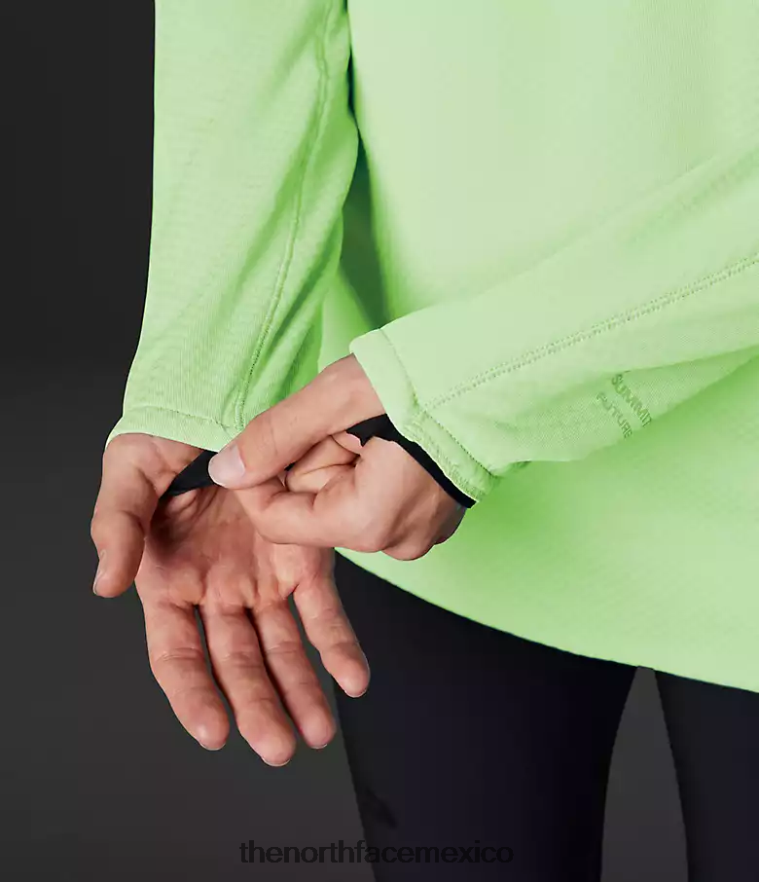 The North Face ropa NFHLJL162 pátina verde mujer equipo de lana futura de la serie cumbre - Image 4