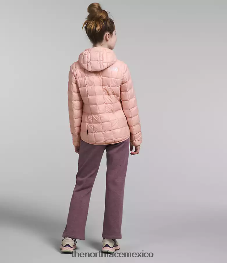 The North Face ropa NFHLJL180 musgo rosa niños chaqueta térmica con capucha - Image 2