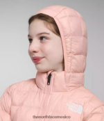 The North Face ropa NFHLJL180 musgo rosa niños chaqueta térmica con capucha - Image 4