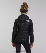 The North Face ropa NFHLJL181 negro niños chaqueta térmica con capucha - Image 2