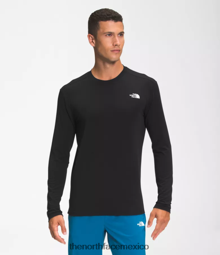 The North Face ropa NFHLJL19 negro hombres pasear de manga larga - Image 1