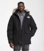 The North Face ropa NFHLJL1 negro hombres parka mcmurdo
