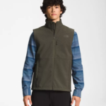 The North Face ropa NFHLJL201 nuevo gris topo verde oscuro jaspeado hombres chaleco biónico apex