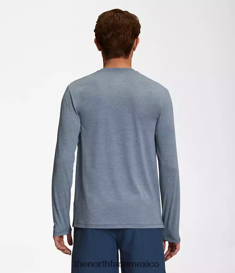 The North Face ropa NFHLJL20 brezo azul sombreado hombres pasear de manga larga - Image 2