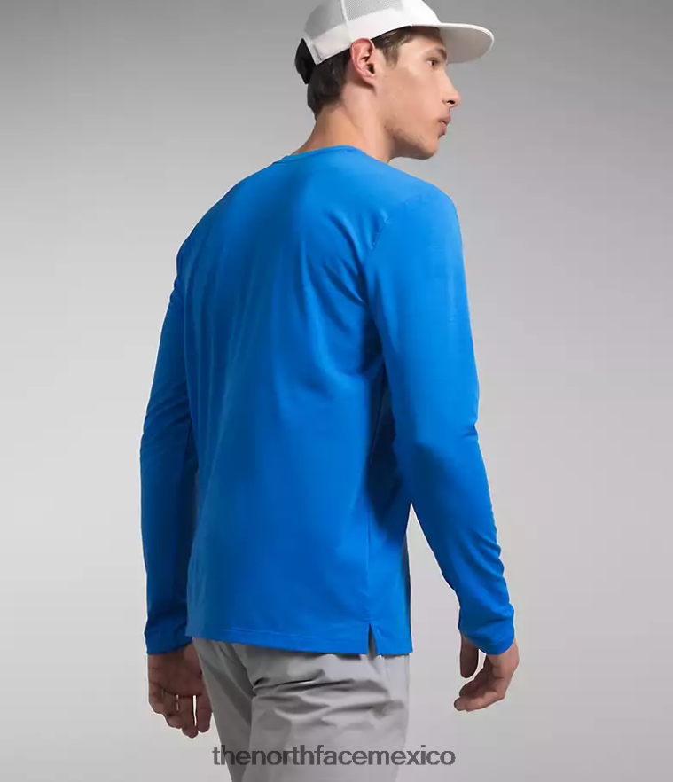 The North Face ropa NFHLJL22 azul optico hombres pasear de manga larga - Image 2