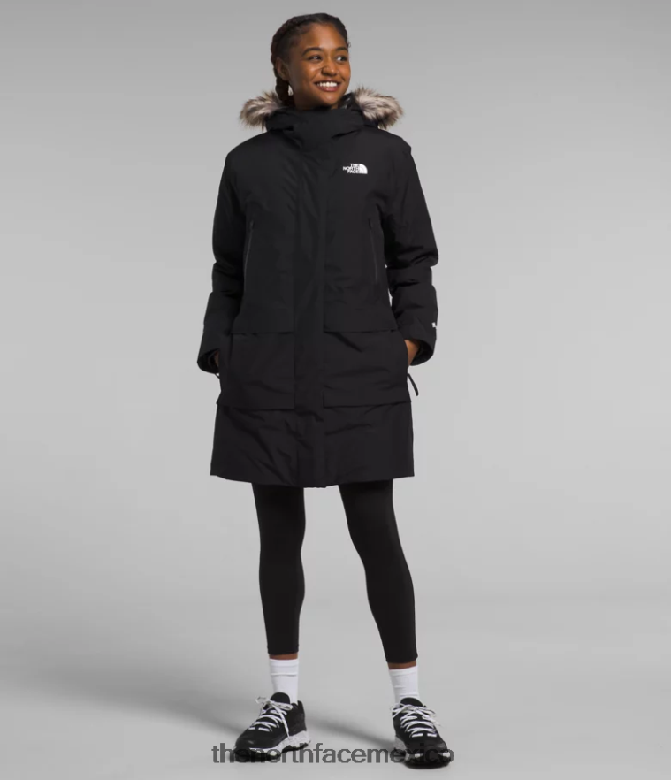 The North Face ropa NFHLJL236 negro mujer parka ártica gtx - Image 1