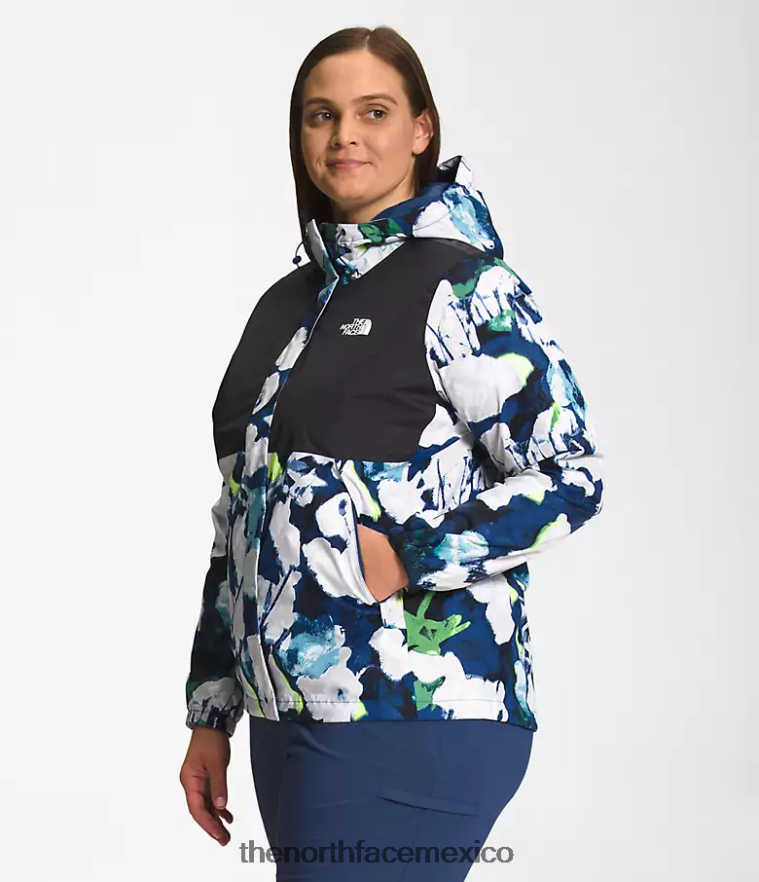 The North Face ropa NFHLJL242 tnf negro/azul marino summt estampado floral abstracto mujer más chaqueta antora - Image 3