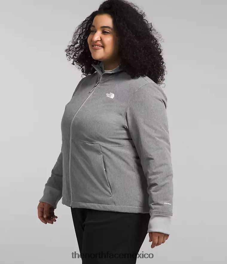 The North Face ropa NFHLJL247 tnf gris medio jaspeado mujer sudadera con capucha de shelbe raschel - Image 4