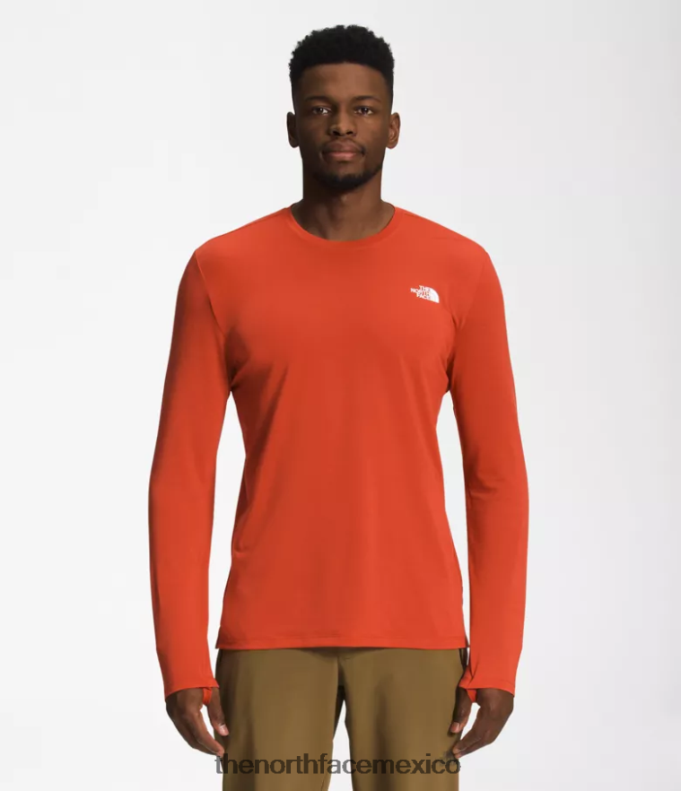 The North Face ropa NFHLJL24 bronce oxidado hombres pasear de manga larga - Image 1