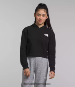 The North Face ropa NFHLJL266 negro niños sudadera con capucha de lana de campamento - Image 2