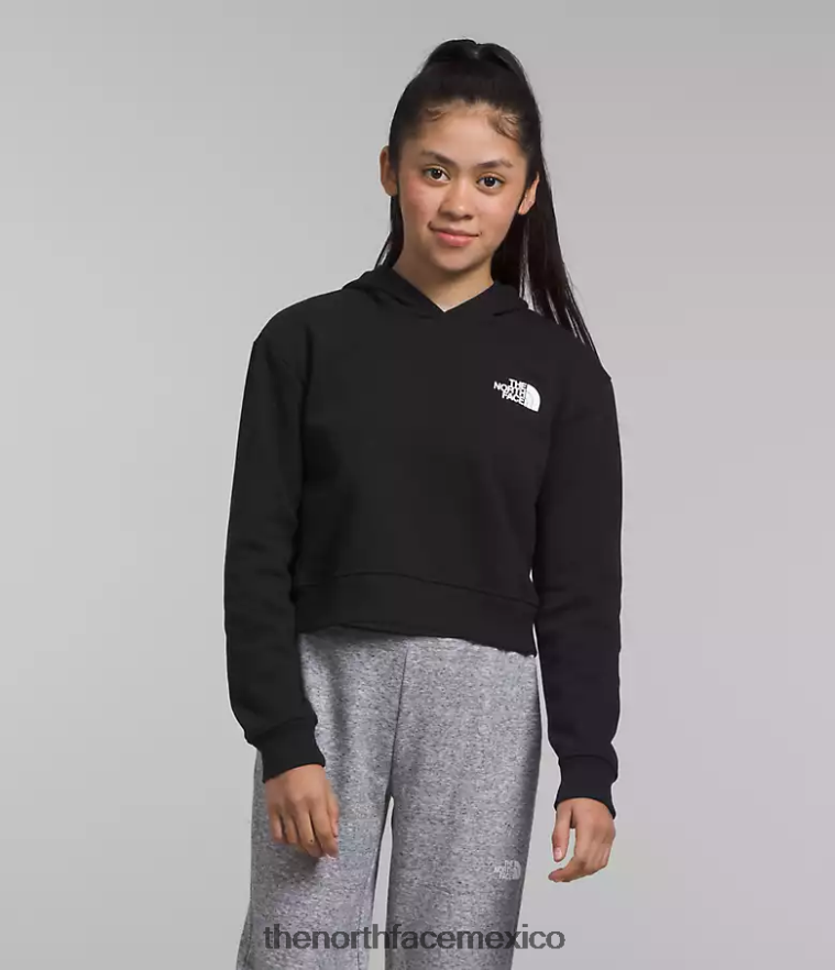 The North Face ropa NFHLJL266 negro niños sudadera con capucha de lana de campamento - Image 2