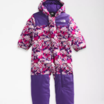 The North Face ropa NFHLJL277 estampado floral pico valle morado bebé traje de nieve libertad