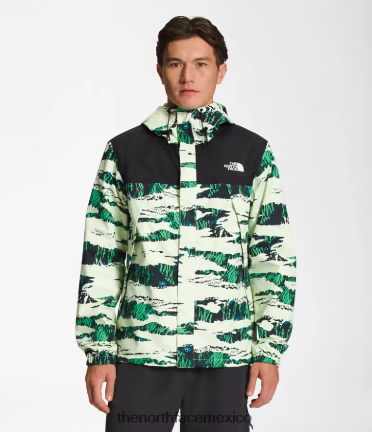 The North Face ropa NFHLJL285 estampado de camuflaje tnf negro/marrón utilitario hombres chaqueta anora - Image 1