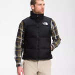 The North Face ropa NFHLJL288 tnf reciclado negro hombres chaleco retro nuptse 1996